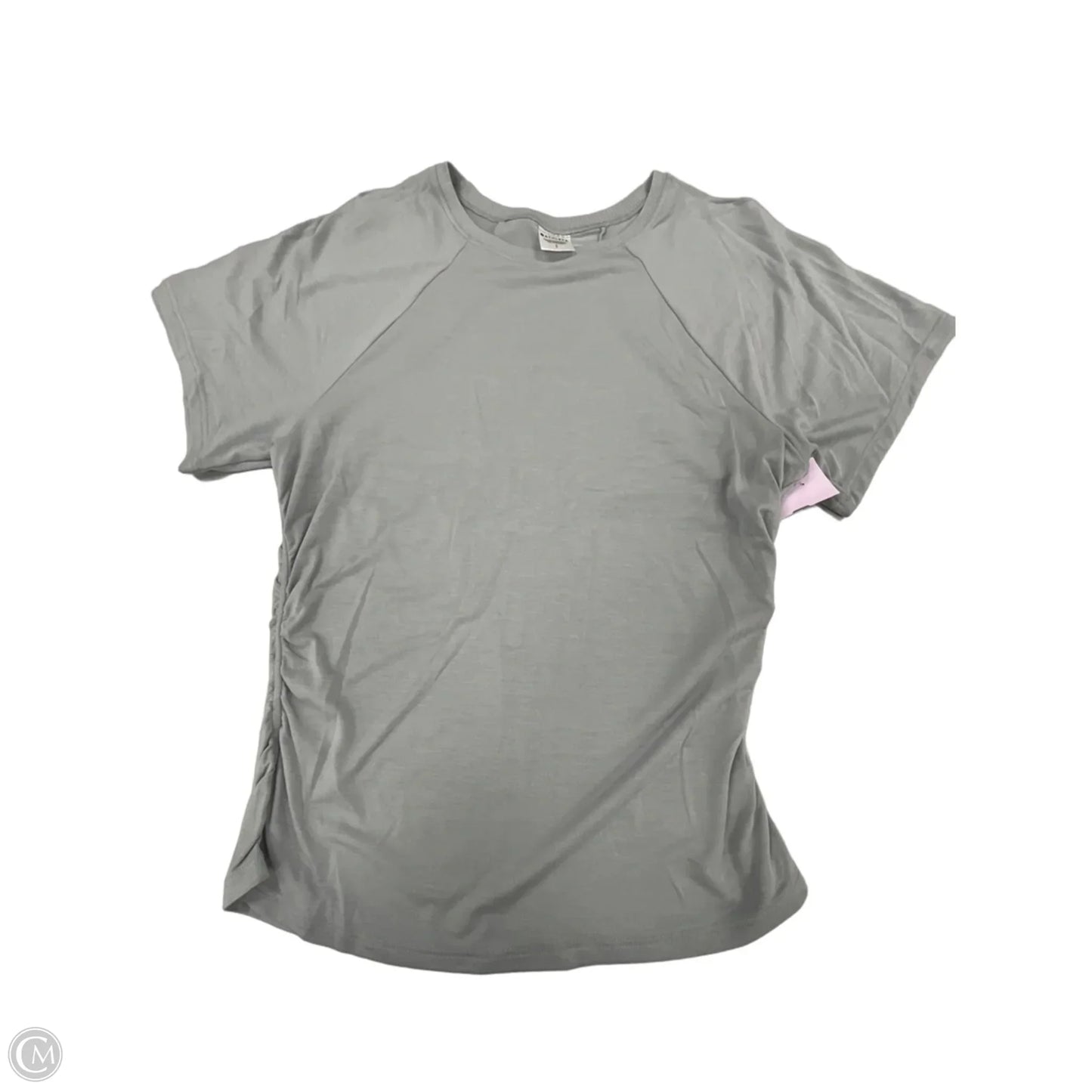 Top Short Sleeve By Athleta In Grey, Size: Sp