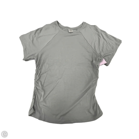 Top Short Sleeve By Athleta In Grey, Size: Sp