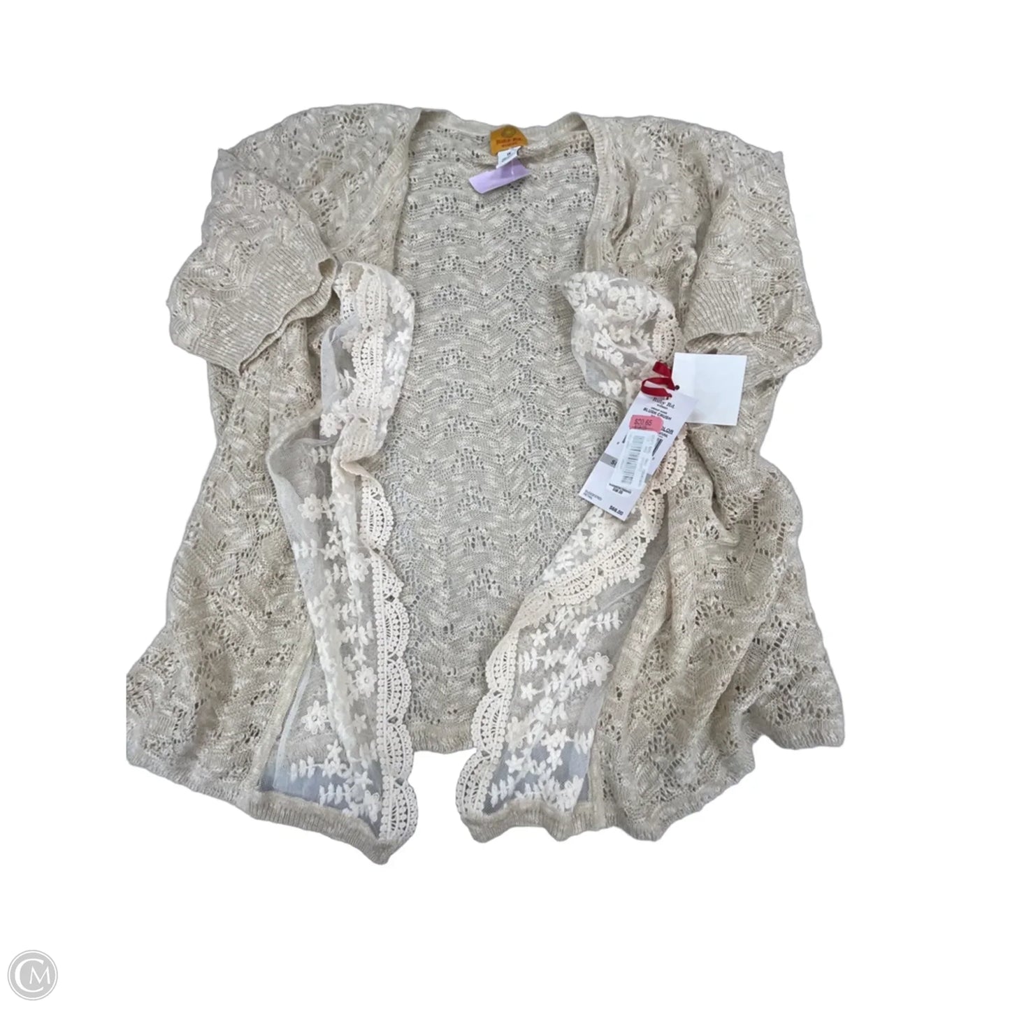 Shawl By Ruby Rd In Cream, Size: 1x