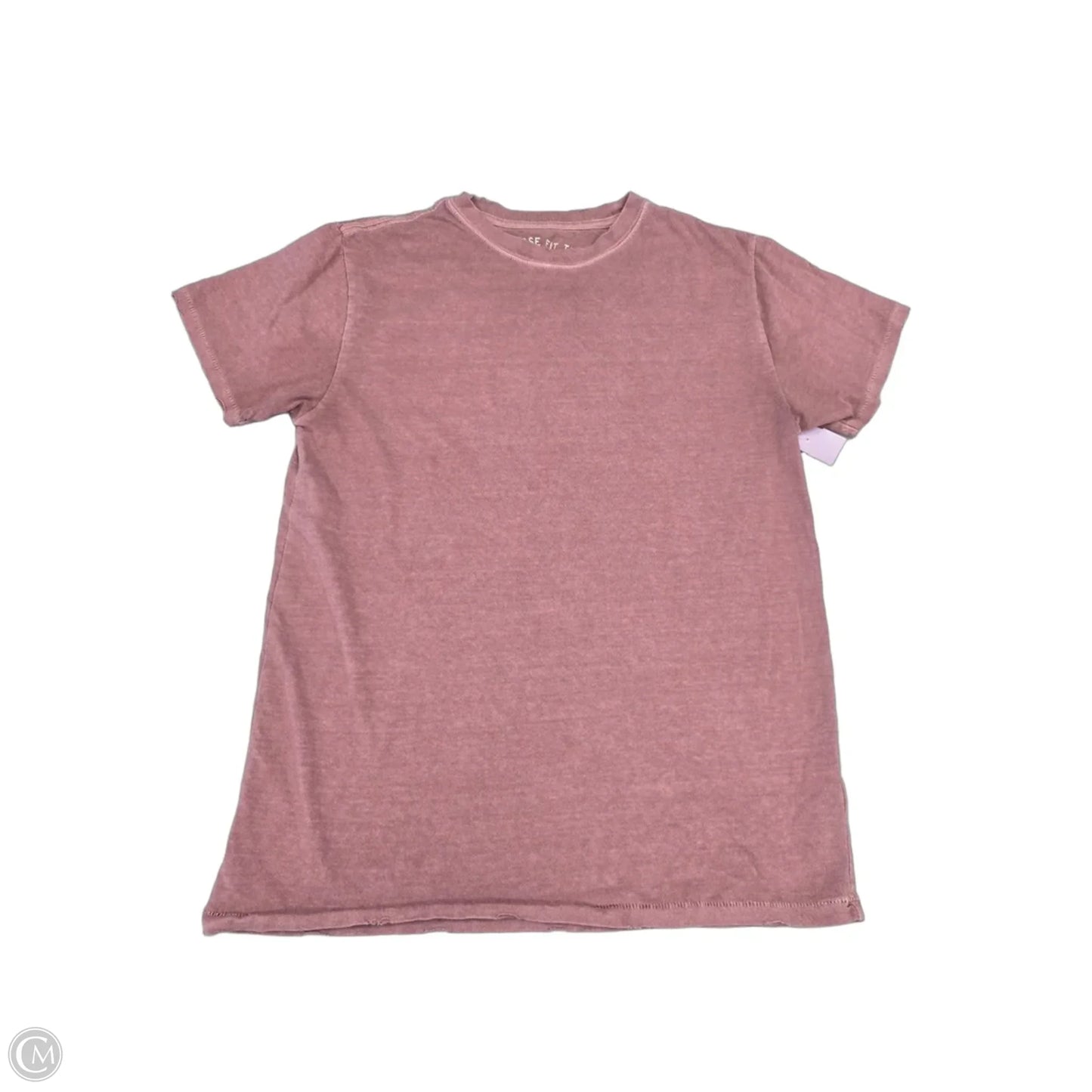 Top Short Sleeve Basic By Aeropostale In Pink, Size: Xs