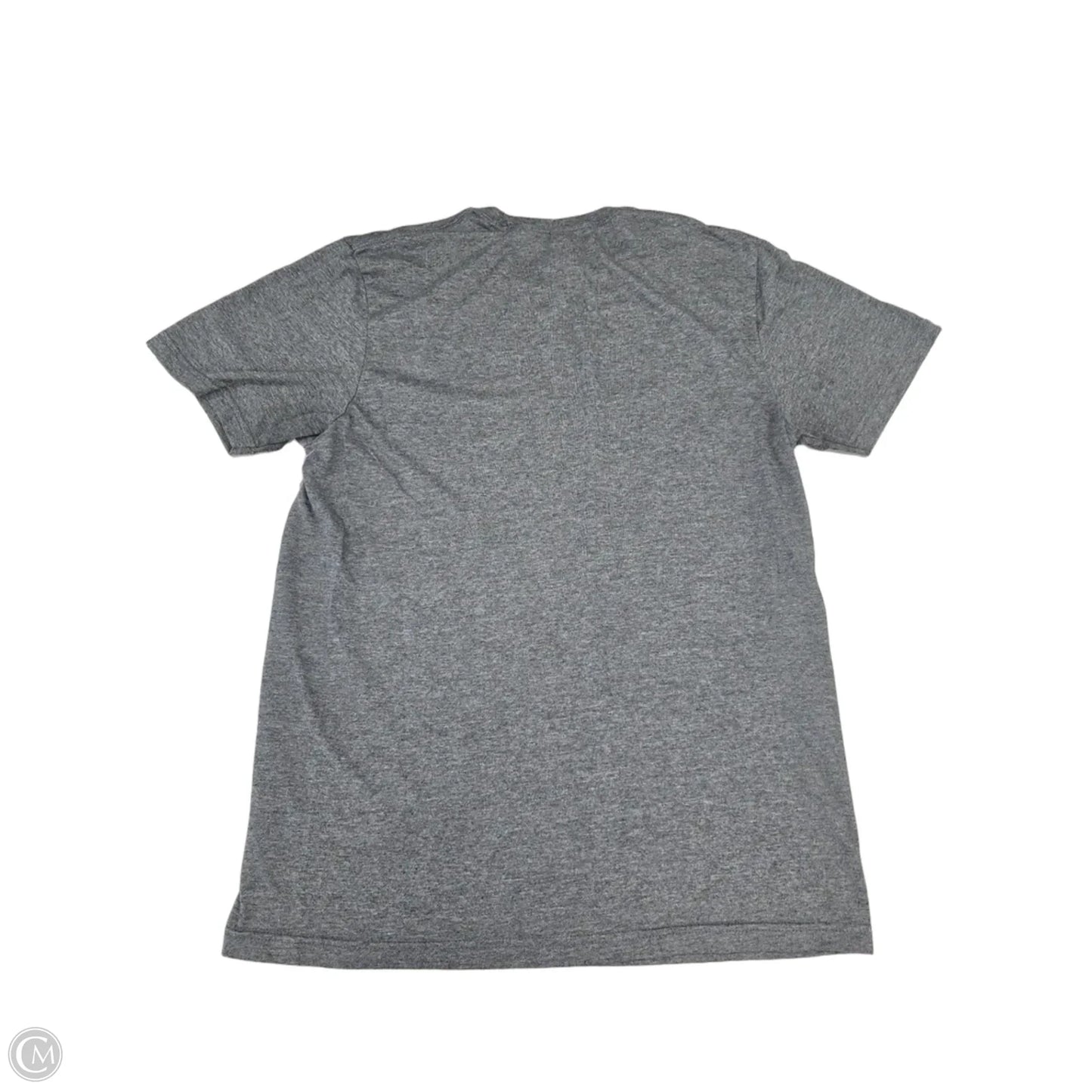 Top Short Sleeve By Gildan In Grey, Size: M