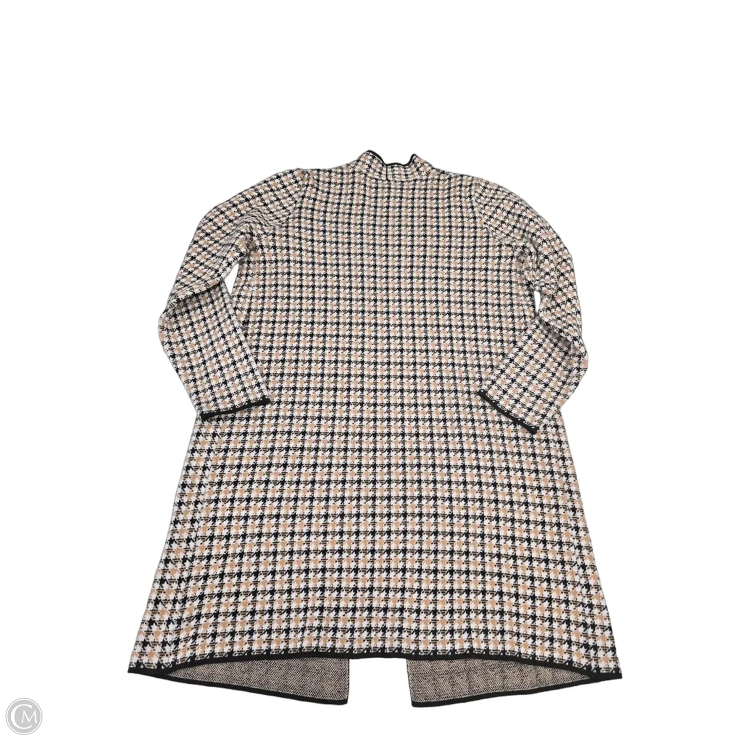 Cardigan By Nine West In Brown & White, Size: L