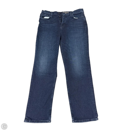 Jeans Straight By Hudson In Blue Denim, Size: 12