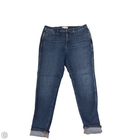 Jeans Skinny By Madewell In Blue Denim, Size: 12