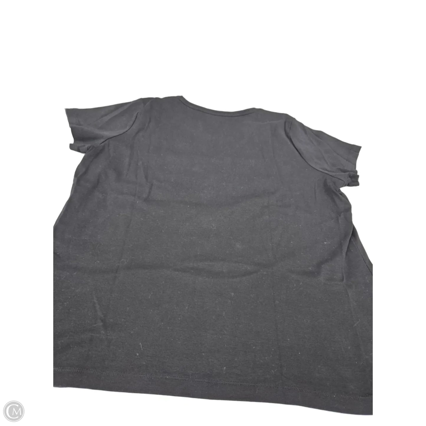 Top Short Sleeve Basic By St Johns Bay In Black, Size: Xxl