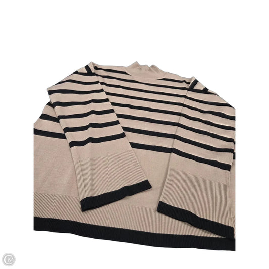 Top Long Sleeve By Cable And Gauge In Brown, Size: L