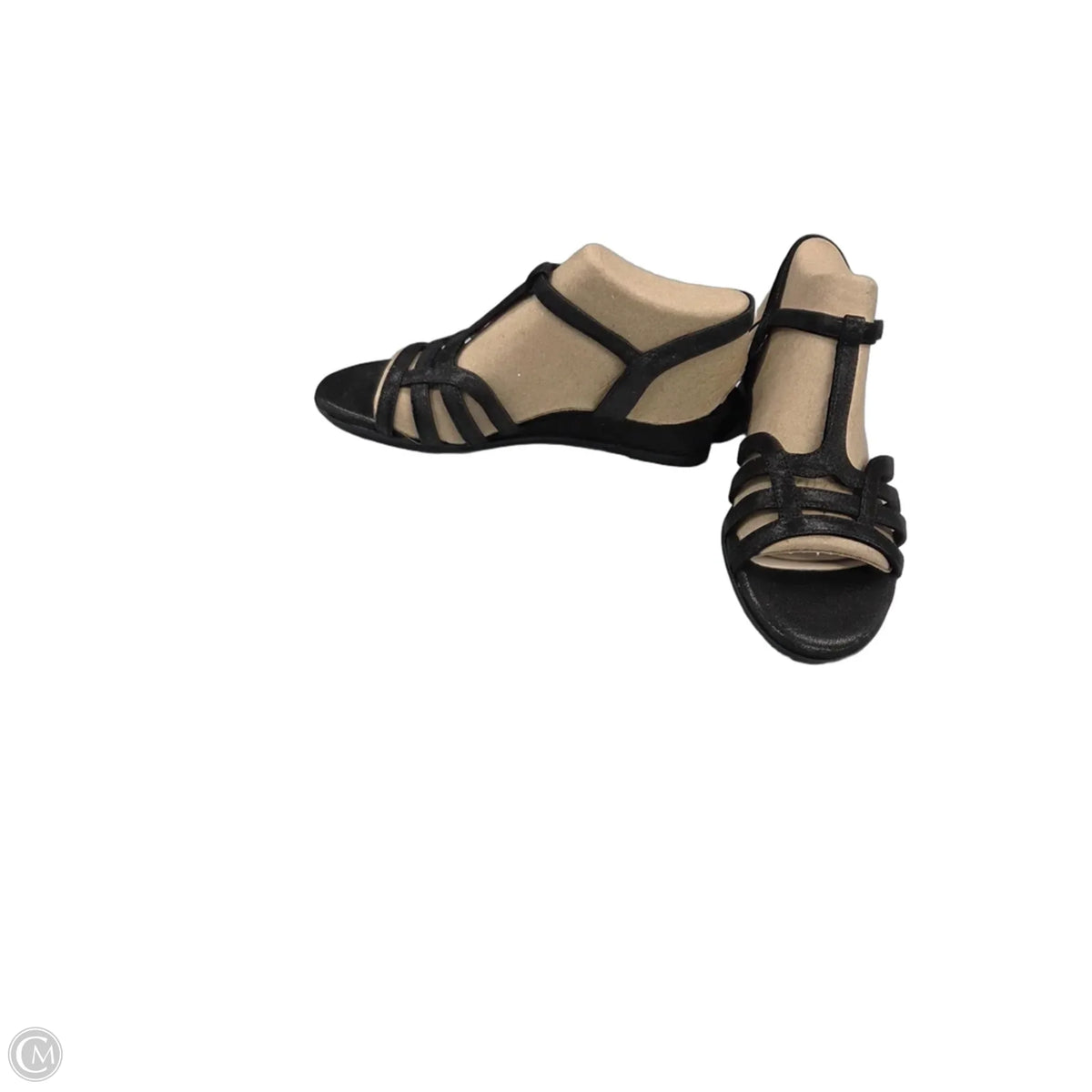 Sandals Flats By Sofft In Black, Size: 8