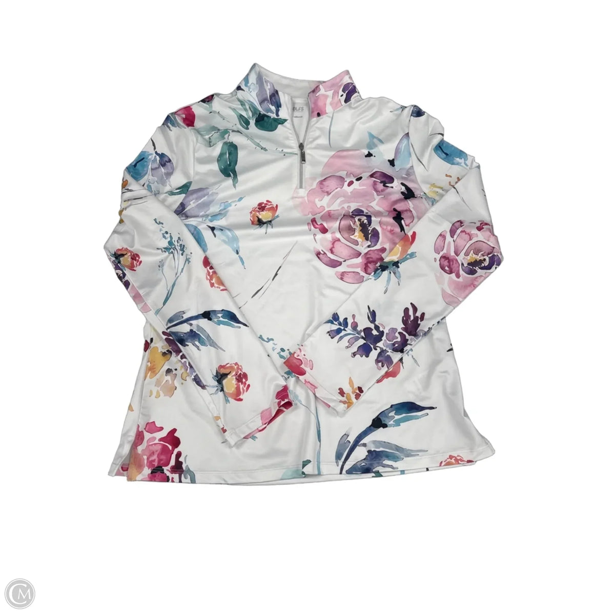 Top Long Sleeve By Cmc In White, Size: M