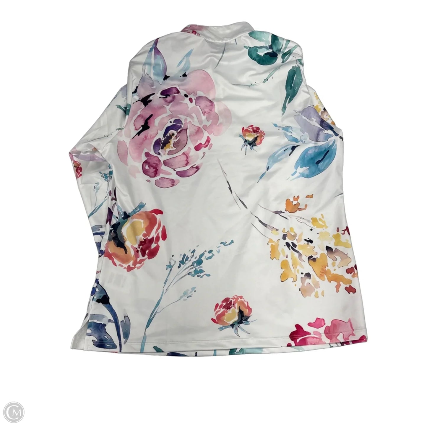 Top Long Sleeve By Cmc In White, Size: M