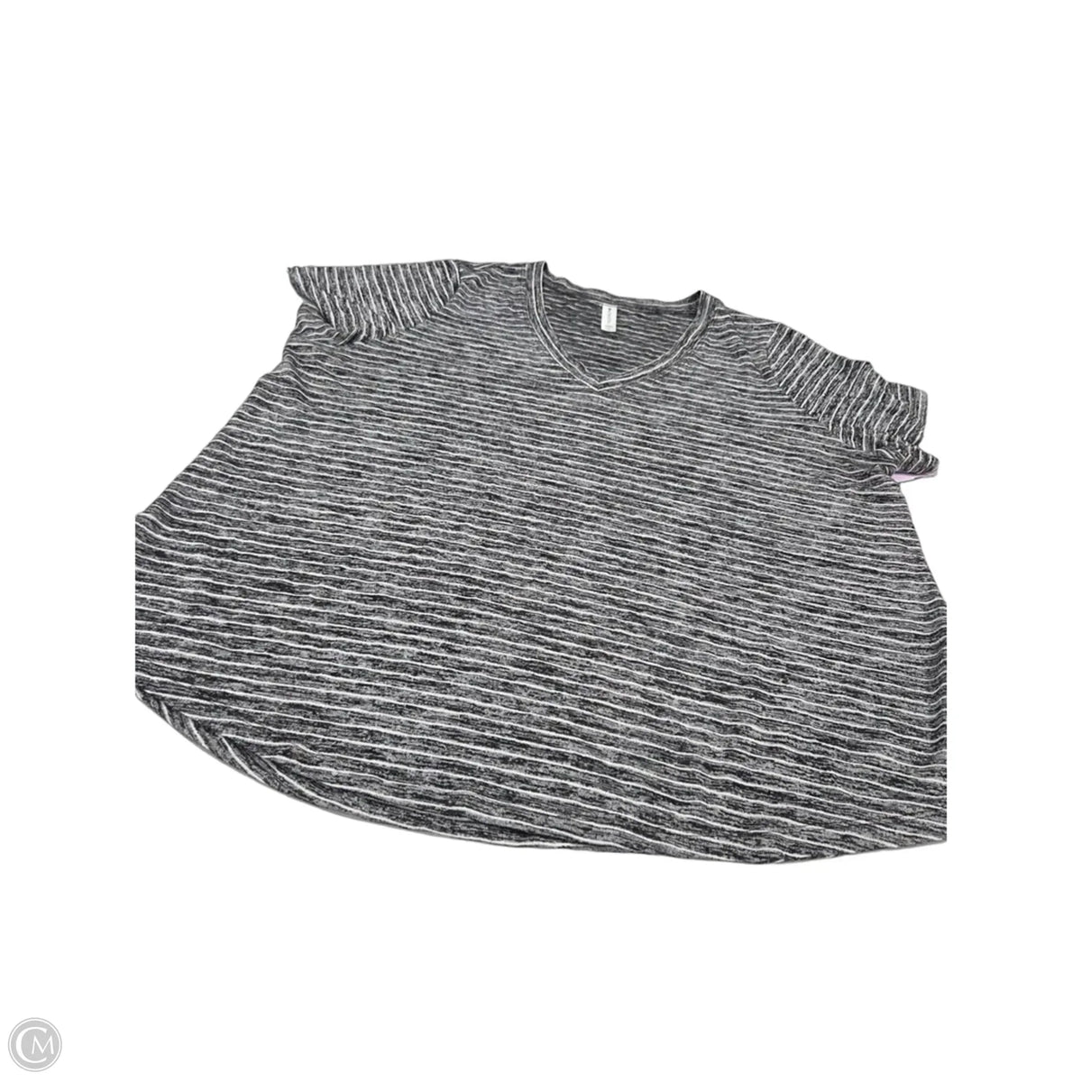 Top Short Sleeve By Athleta In Black, Size: 1x