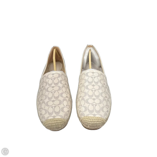 Shoes Designer By Coach In Cream, Size: 10