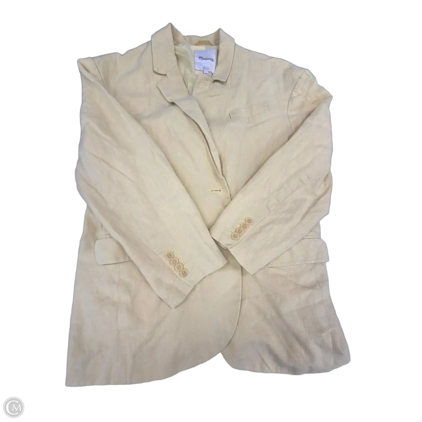 Blazer By Madewell In Yellow, Size: L