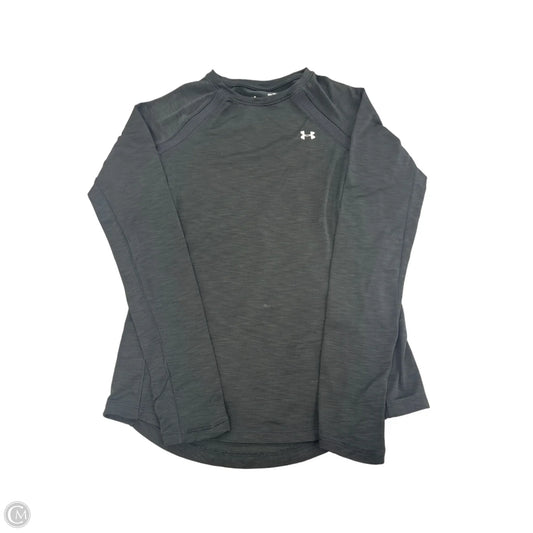 Athletic Top Long Sleeve Crewneck By Under Armour In Black, Size: Xs