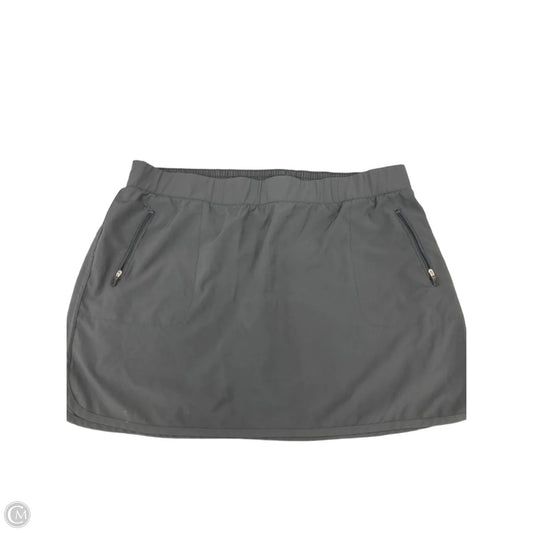 Skirt Mini & Short By Tek Gear In Grey, Size: Xxl