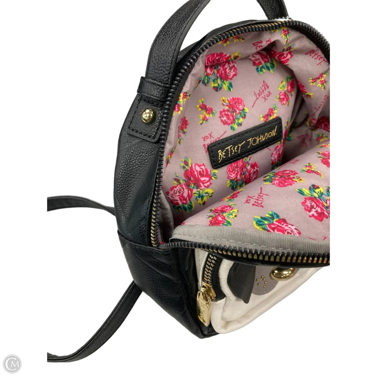 Backpack Leather By Betsey Johnson, Size: Small