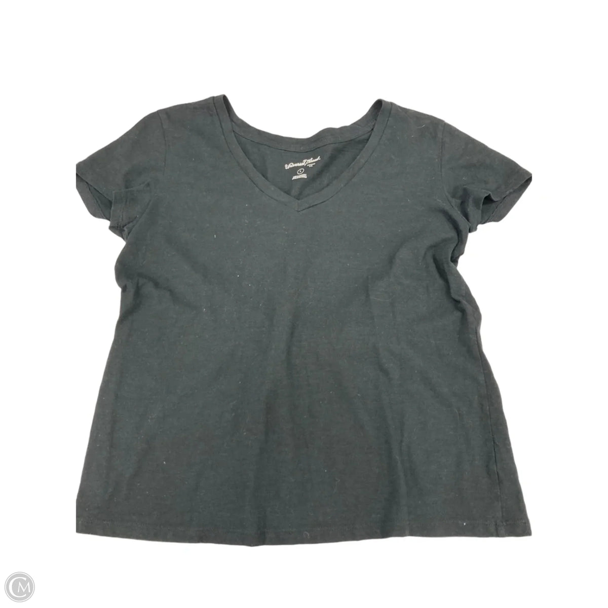 Top Short Sleeve Basic By Universal Thread In Black, Size: L