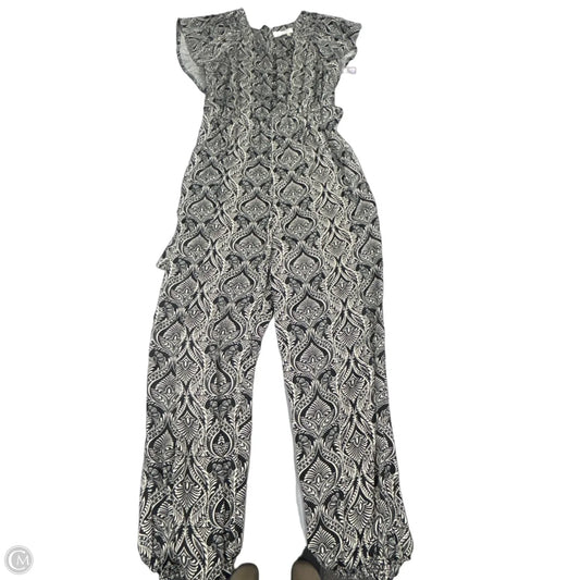 Jumpsuit By Anthropologie In Black & Cream, Size: S