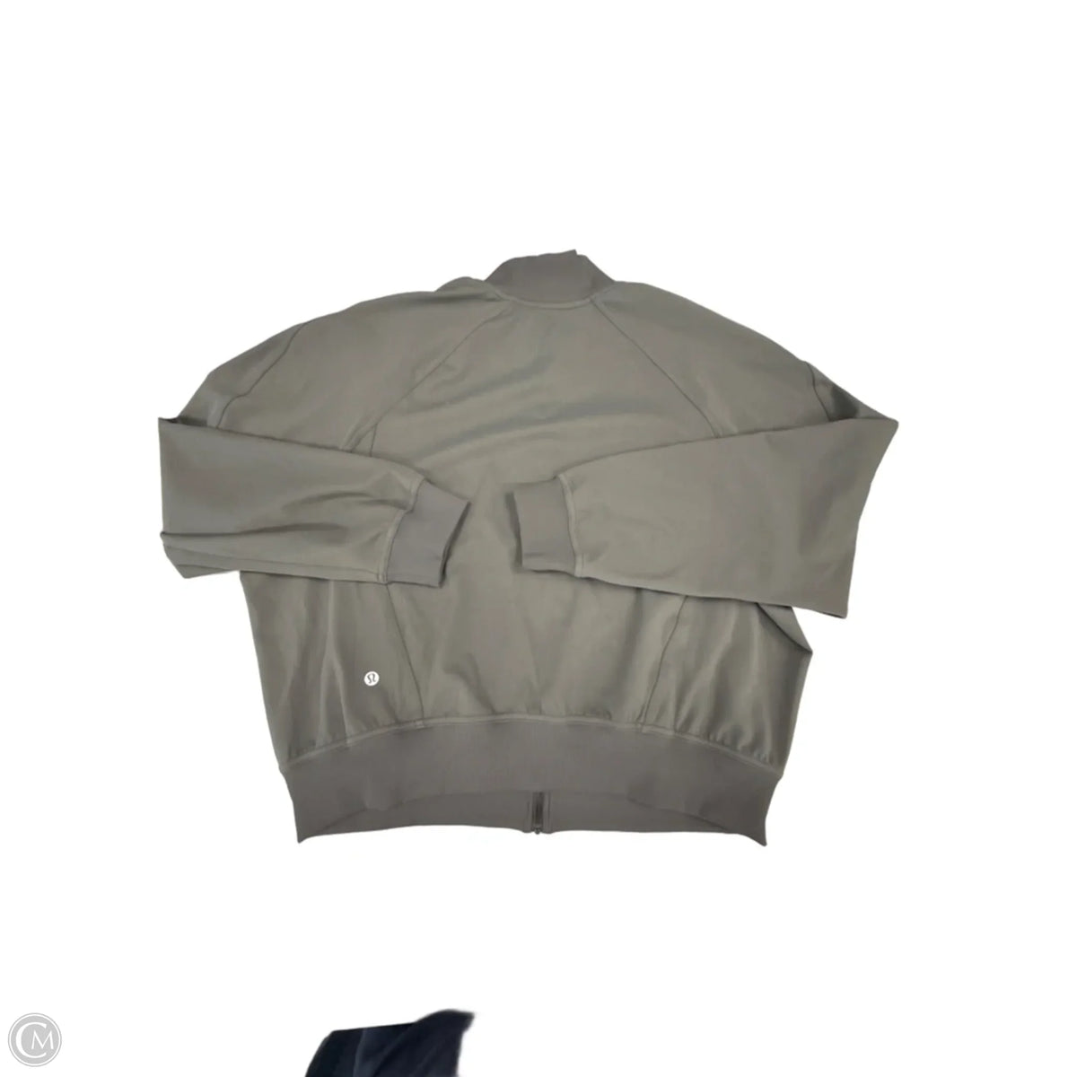 Athletic Jacket By Lululemon In Grey, Size: 12