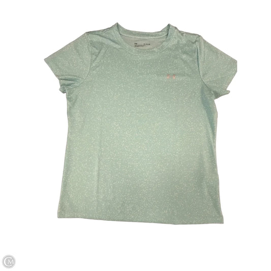 Athletic Top Short Sleeve By Under Armour In Blue, Size: Xl