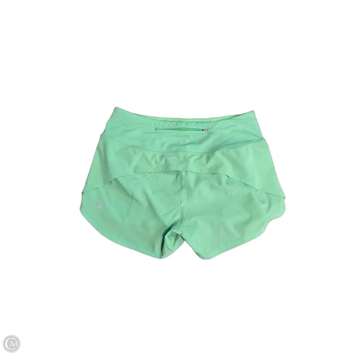 Athletic Shorts By Lululemon In Green, Size: 6