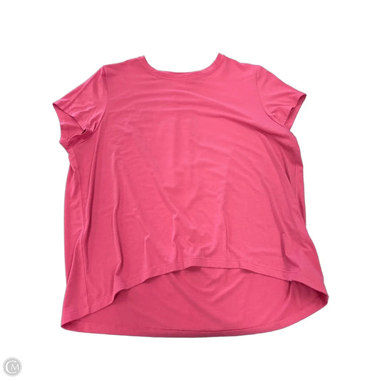 Top Short Sleeve By Athleta In Pink, Size: Sp