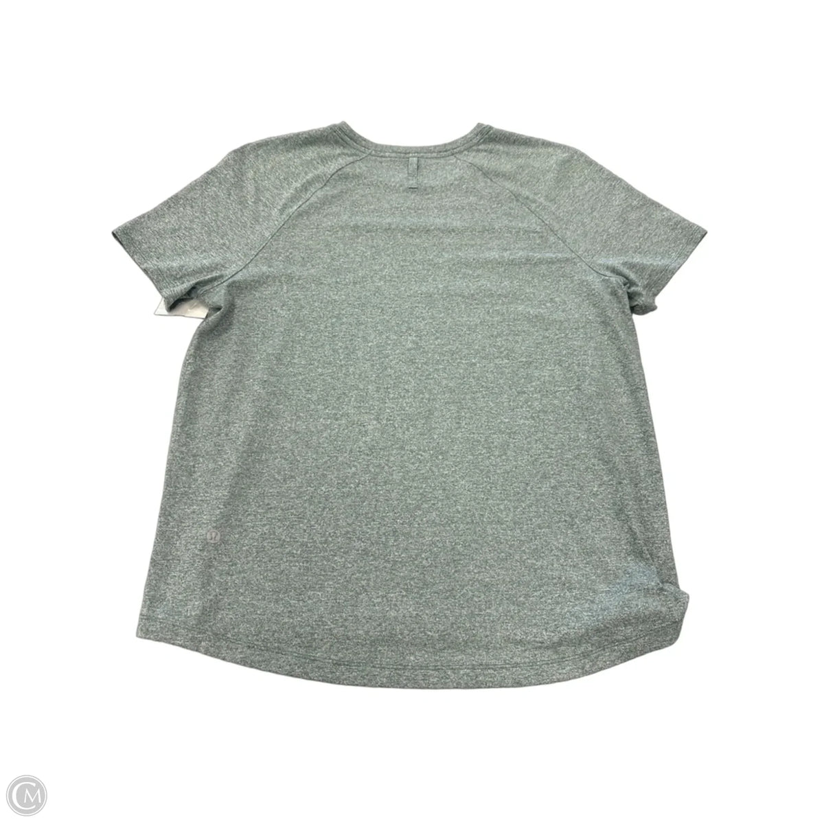 Top Short Sleeve By Lululemon In Green, Size: M