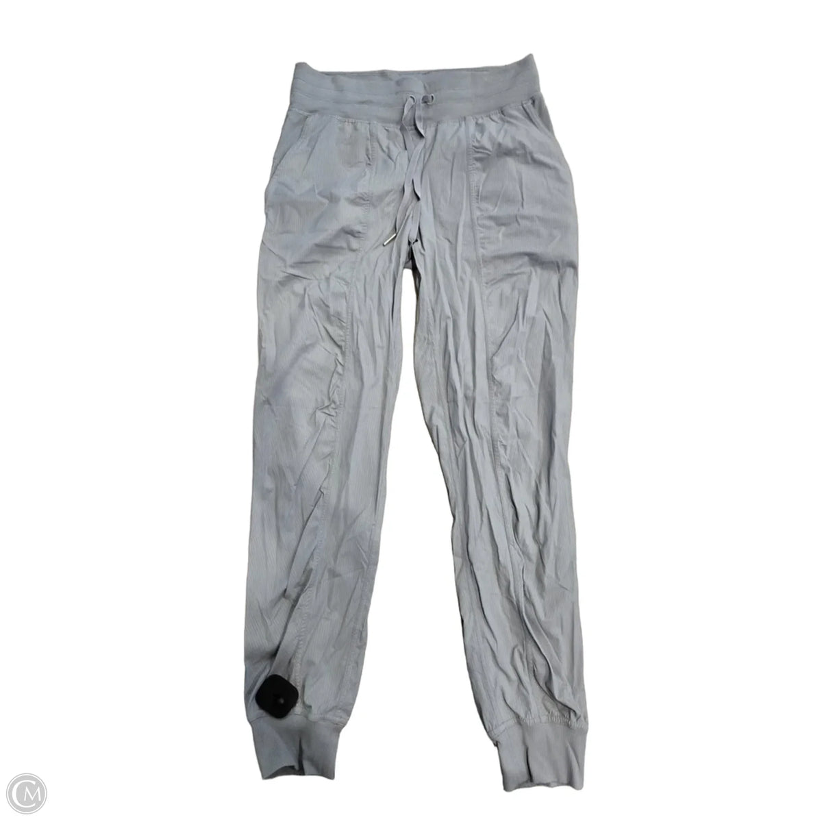 Athletic Pants By Lululemon In Silver, Size: 6