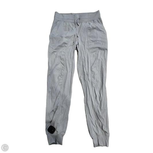 Athletic Pants By Lululemon In Silver, Size: 6