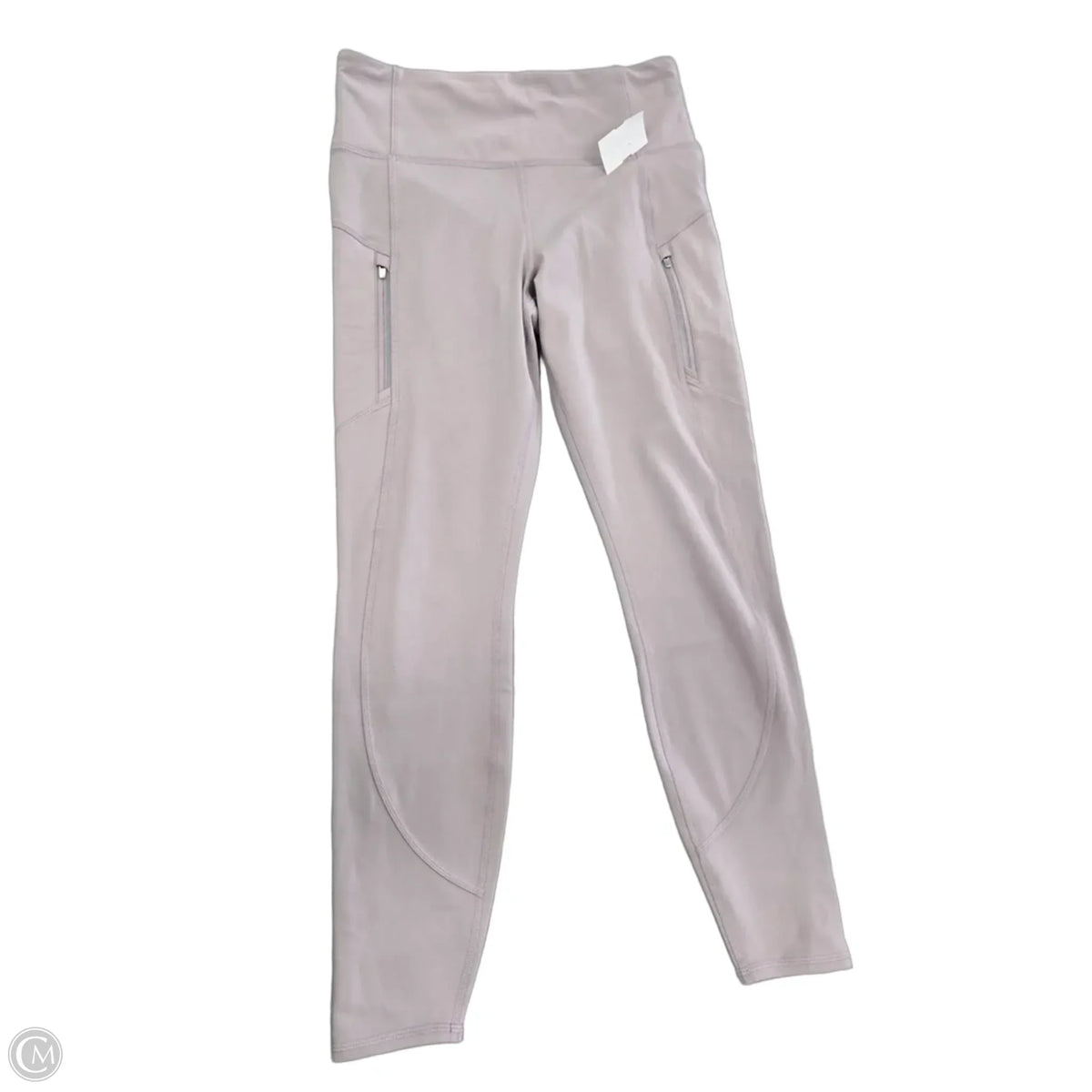 Athletic Leggings By Athleta In Grey, Size: M