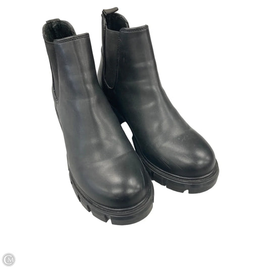 Boots Ankle Flats By Steve Madden In Black, Size: 9.5
