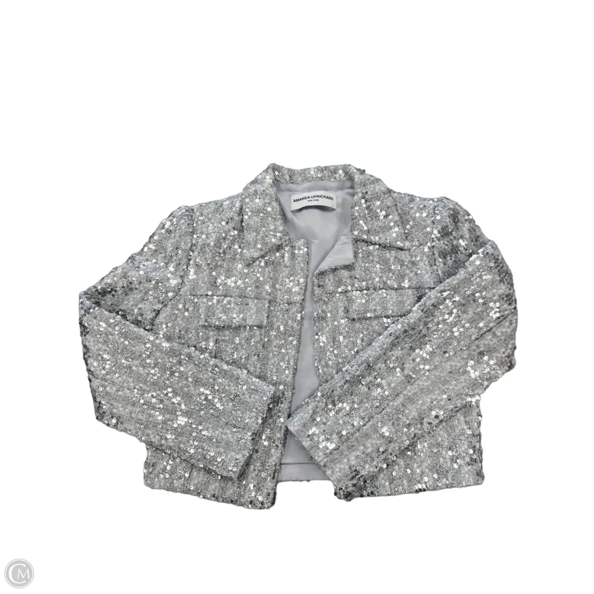 Blazer By Amanda Uprichard In Silver, Size: S