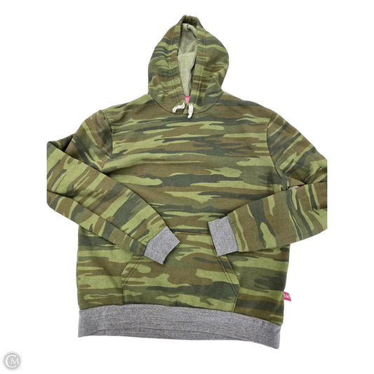 Sweatshirt Hoodie By Cmc In Green, Size: M