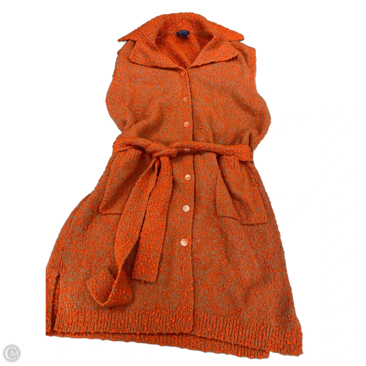 Sweater By Doncaster In Orange, Size: M