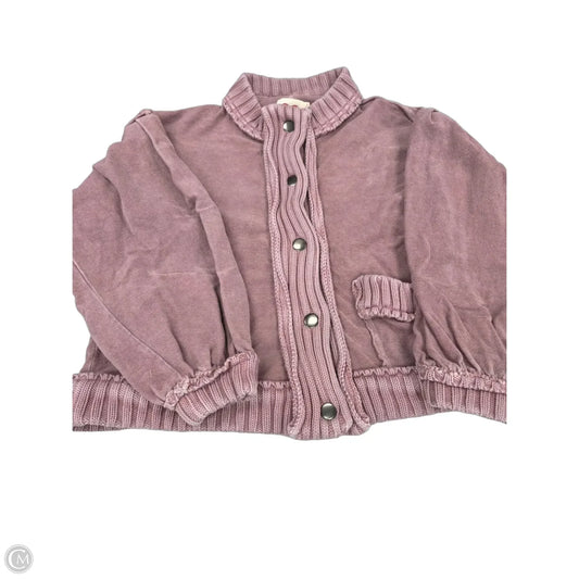 Sweatshirt Crewneck By Cmc In Purple, Size: S