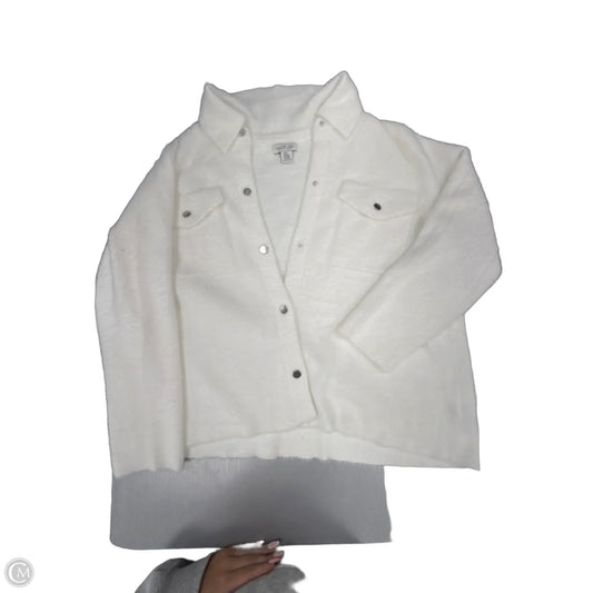 Top Long Sleeve By Rachel Zoe In White, Size: 3x