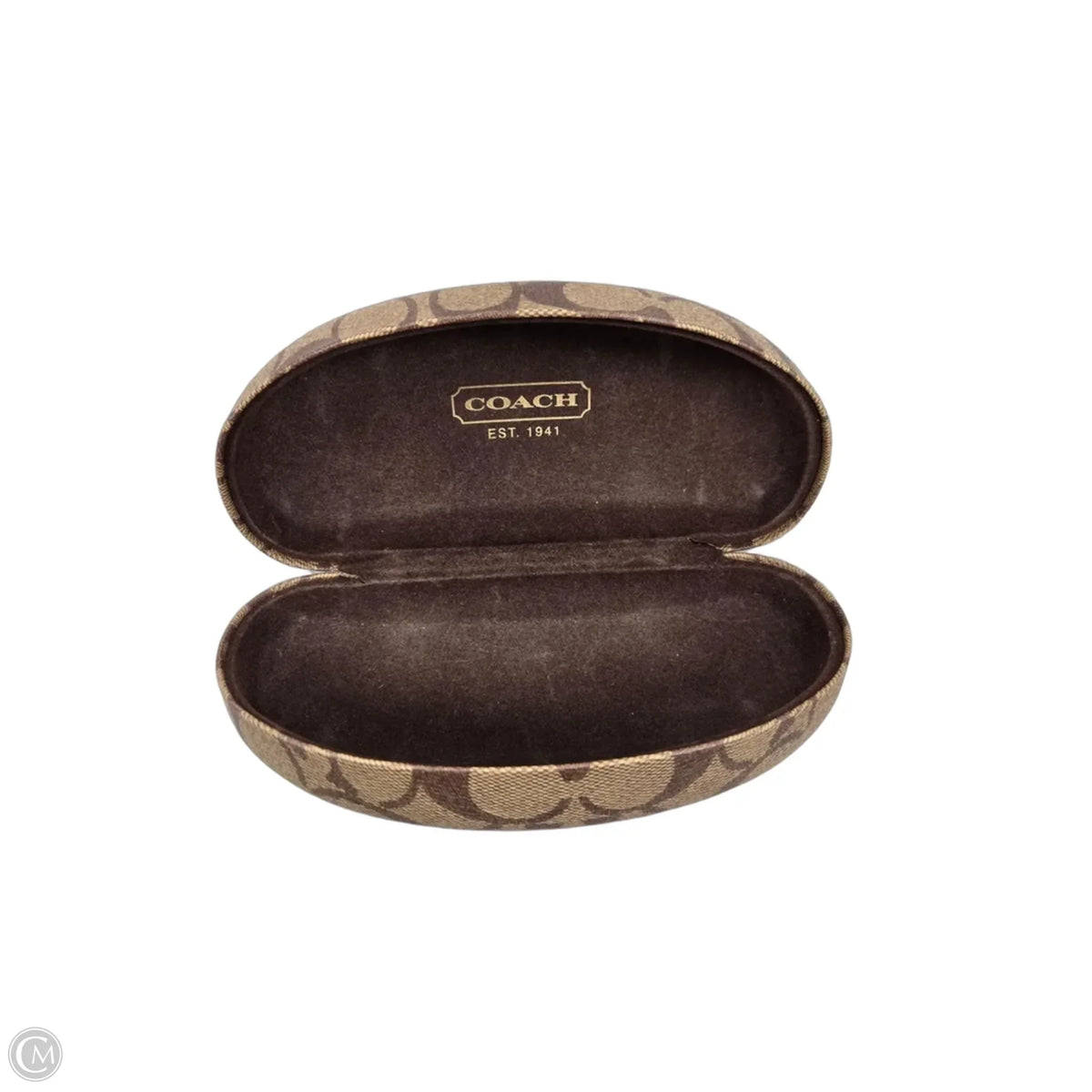 Sunglass Case Designer By Coach, Size: