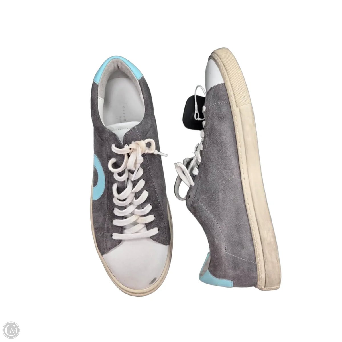 Shoes Flats By Cmb In Grey, Size: 10