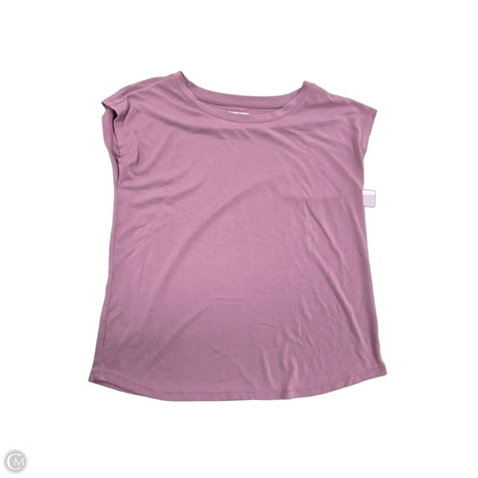 Top Short Sleeve By Maurices In Purple, Size: M