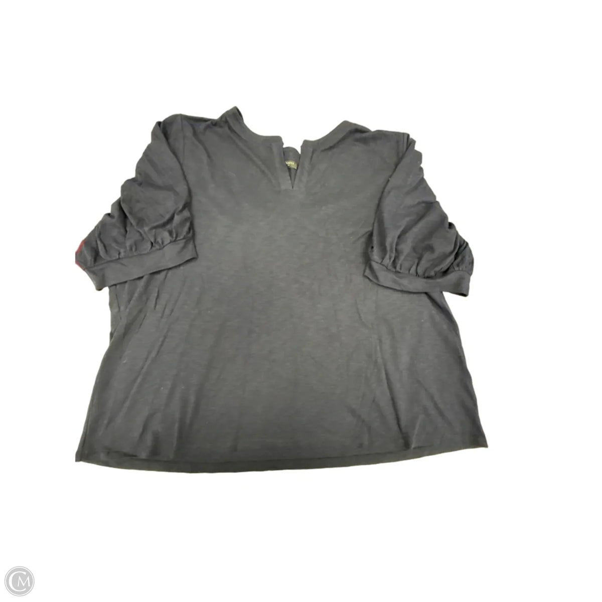 Top Short Sleeve By Talbots In Navy, Size: 3x