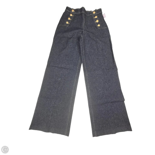 Jeans Wide Leg By Mng In Blue Denim, Size: 4