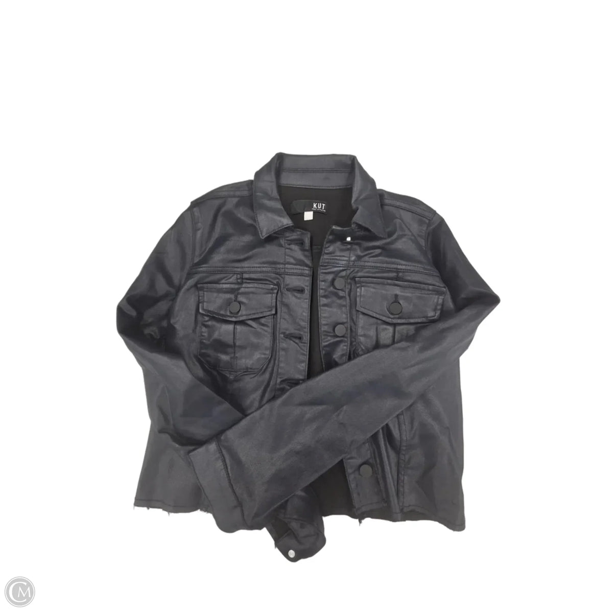 Jacket Denim By Kut In Navy, Size: S