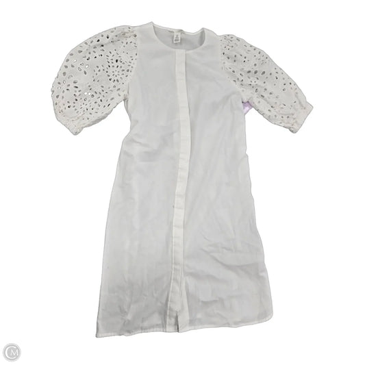Dress Casual Short By H&m In White, Size: S