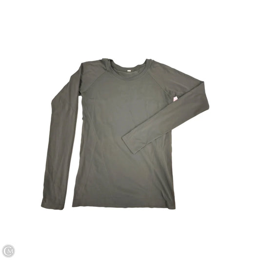 Athletic Top Long Sleeve Crewneck By Cmf In Grey, Size: M