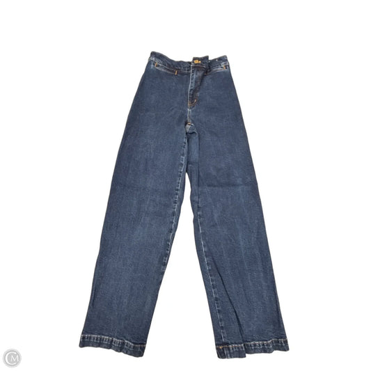 Jeans Wide Leg By Madewell In Blue Denim, Size: 0