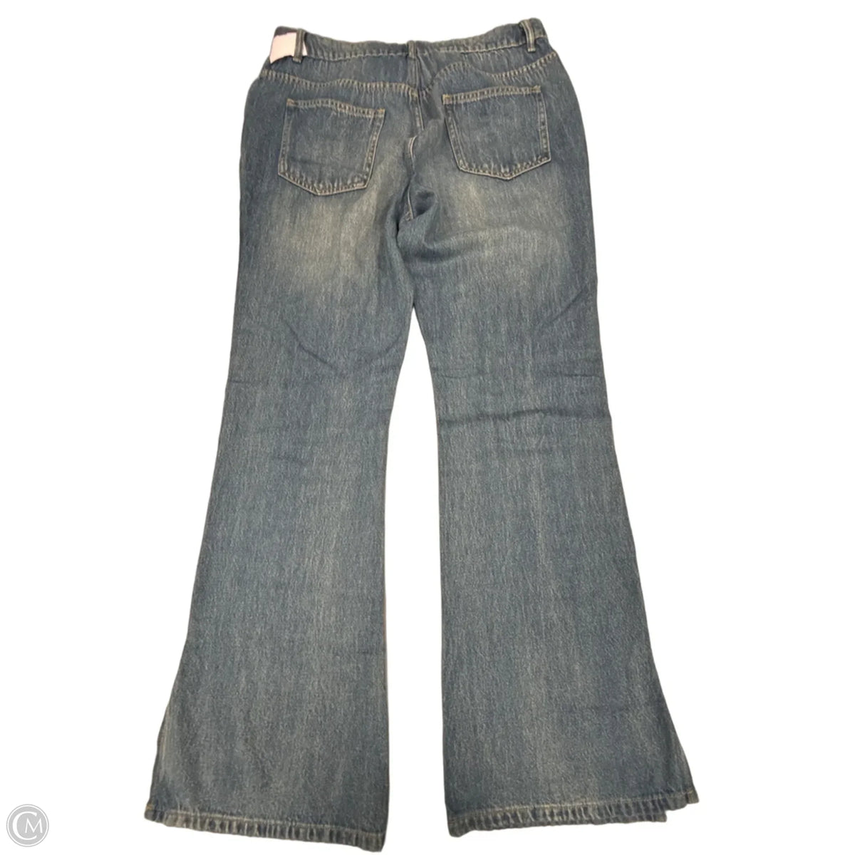 Jeans Flared By Venus In Blue Denim, Size: 12