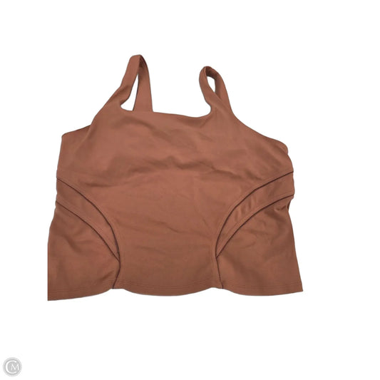 Athletic Tank Top By Lululemon In Brown, Size: 12