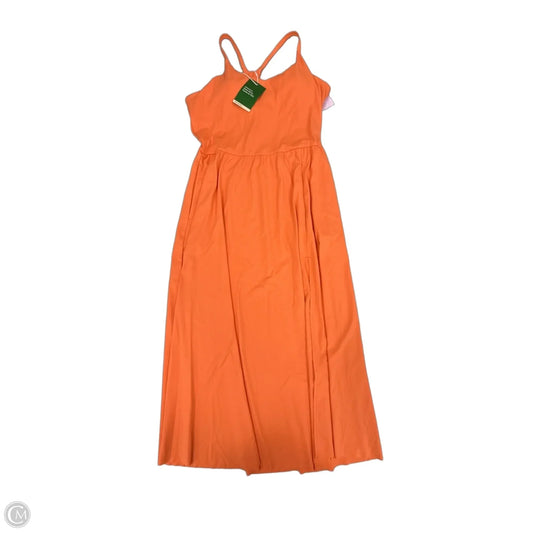 Dress Casual Midi By Halara In Orange, Size: M