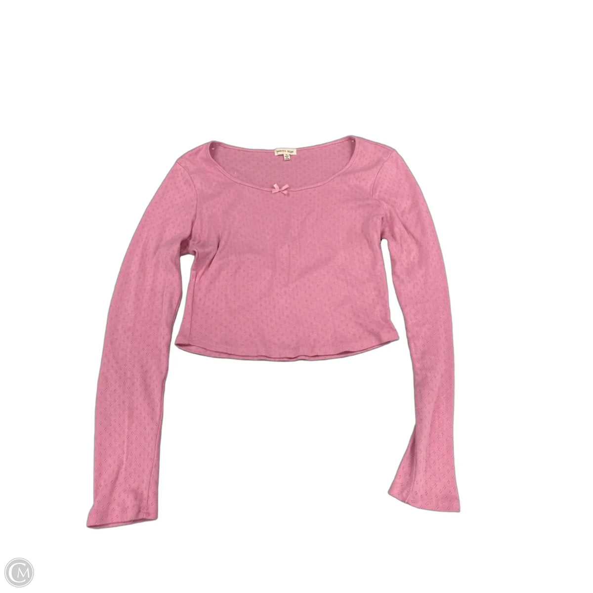Top Long Sleeve Basic By Heart & Hips In Pink, Size: M