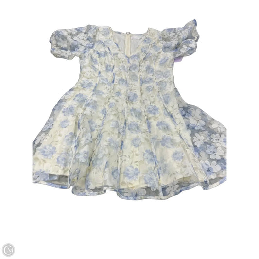 Dress Casual Short By Altard State In Blue & Yellow, Size: L