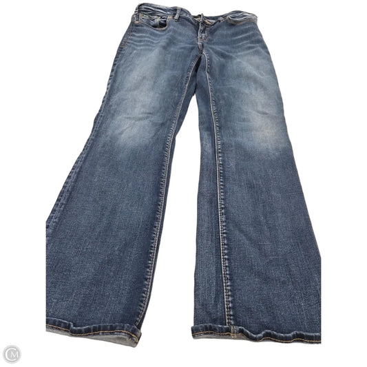 Jeans Straight By Silver In Blue Denim, Size: 14
